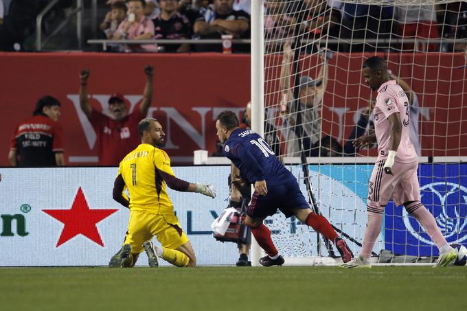 Xherdan Shaqiri je dvakrat zatresel mrežo Interja in Chicago na lestvici na vzhodu lige MLS dvignil na osmo mesto. | Foto: Reuters