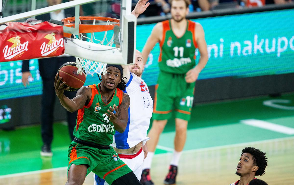 Kendrick Perry | Košarkarji Cedevite Olimpije so po podaljšku strli odpor Igokee, Kendrick Perry je k zmagi prispeval 27 točk. | Foto Vid Ponikvar