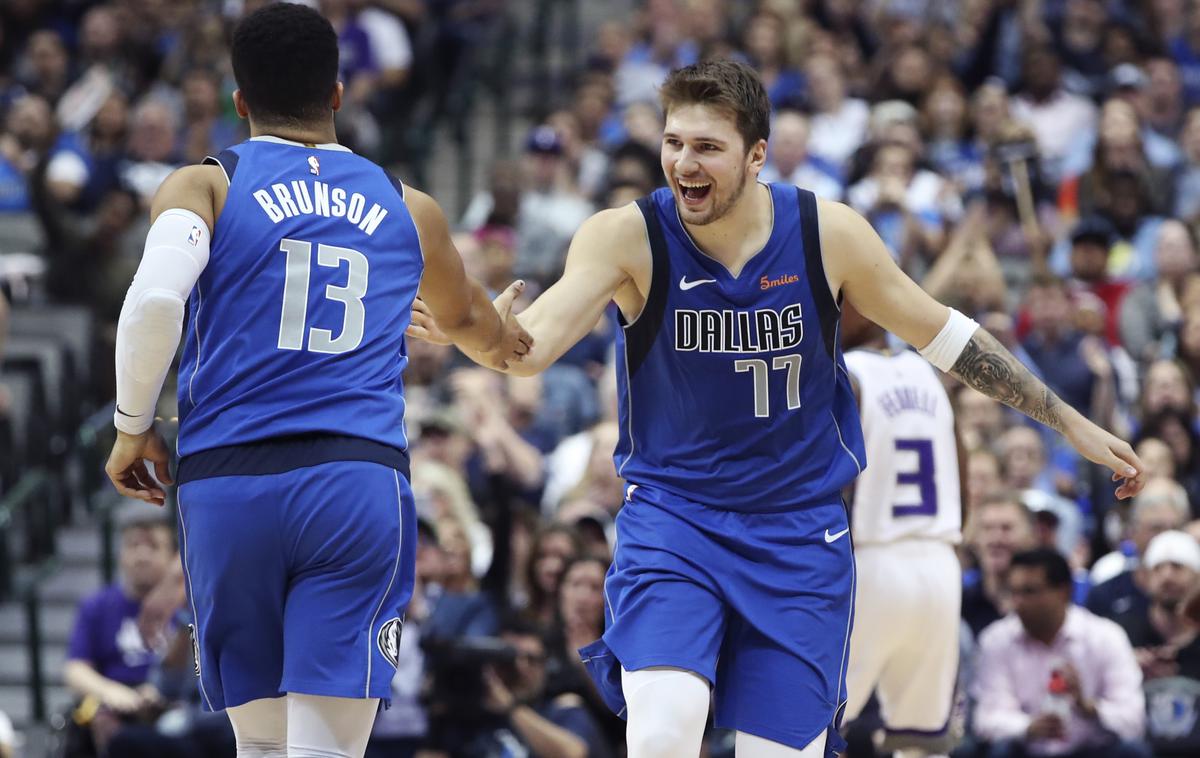 Luka Dončić | Nastop Luke Dončića v noči na torek proti Minnesoti naj bi bil še pod vprašajem. | Foto Reuters