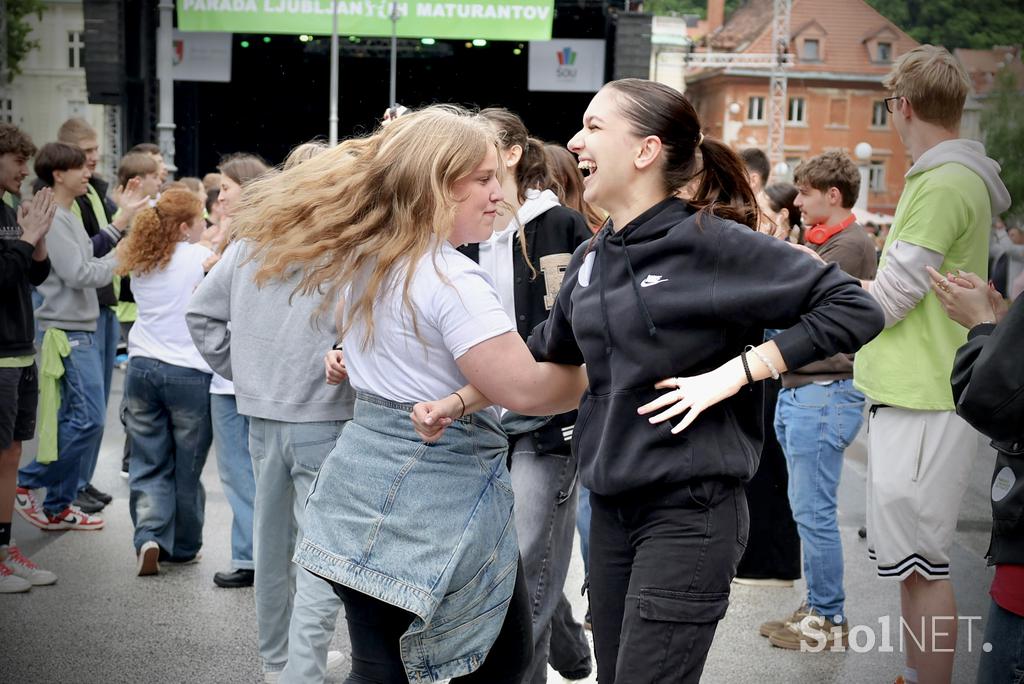 Parada ljubljanskih maturantov