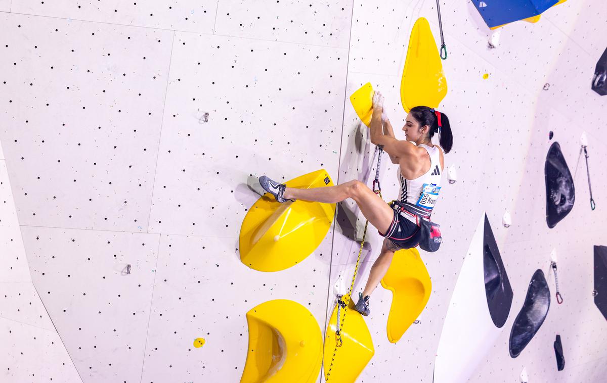 Mia Krampl Koper 2023 | Mia Krampl je bila z drugim mestom najboljša Slovenka v kvalifikacijah.  | Foto Jan Virt/IFSC