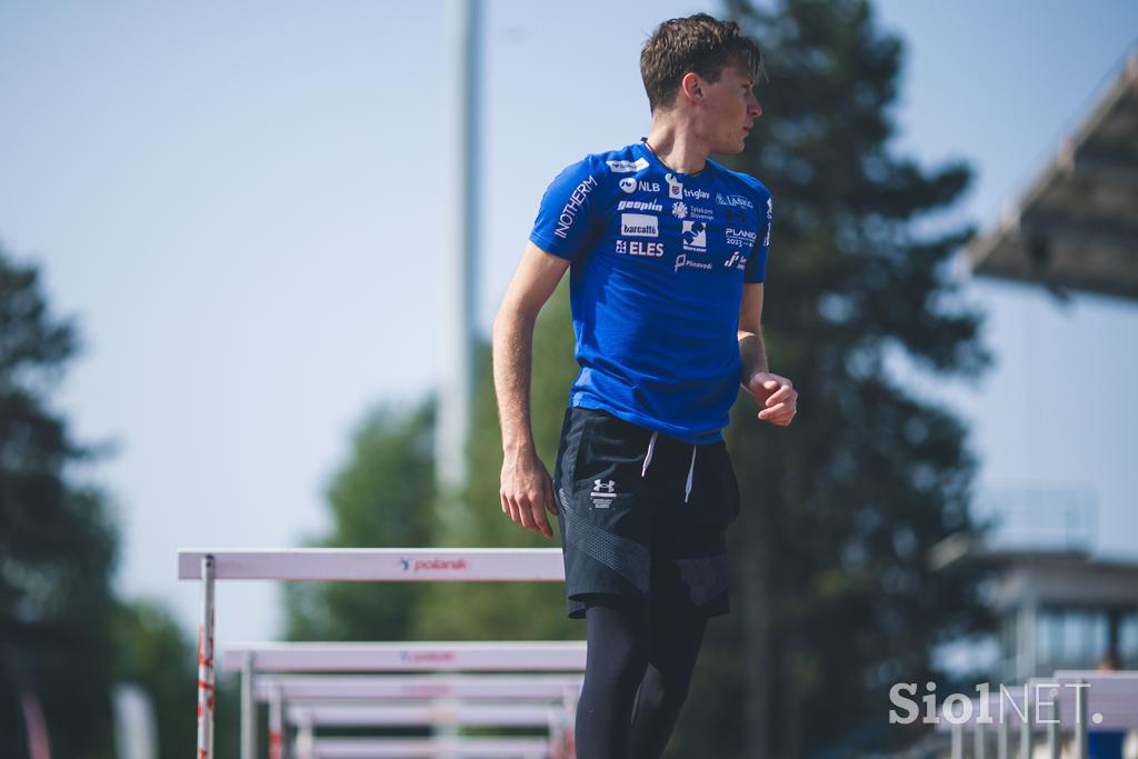 trening Kranj smučarski skakalci Anže Lanišek