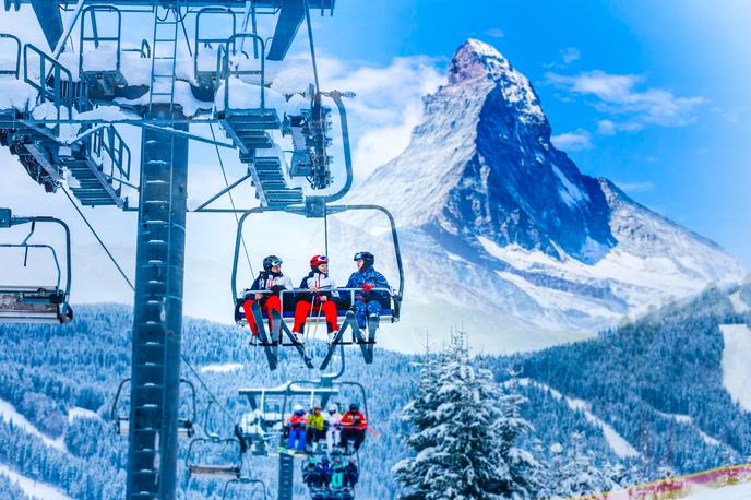 Zermatt smučanje sneg zima smučišče | Foto Shutterstock