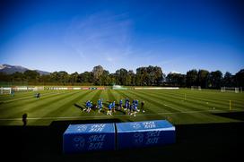 Slovenska nogometna reprezentanca trening