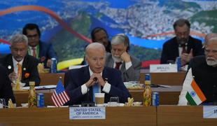 Biden podpira Ukrajino in pritiska na Hamas