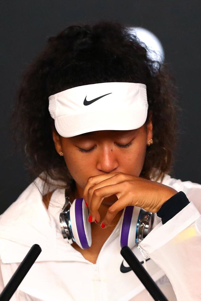 Naomi Osaka je pred časom spregovorila o svojih psiholoških težavah, zaradi katerih se je za nekaj časa umaknila s teniških igrišč. | Foto: Gulliver/Getty Images