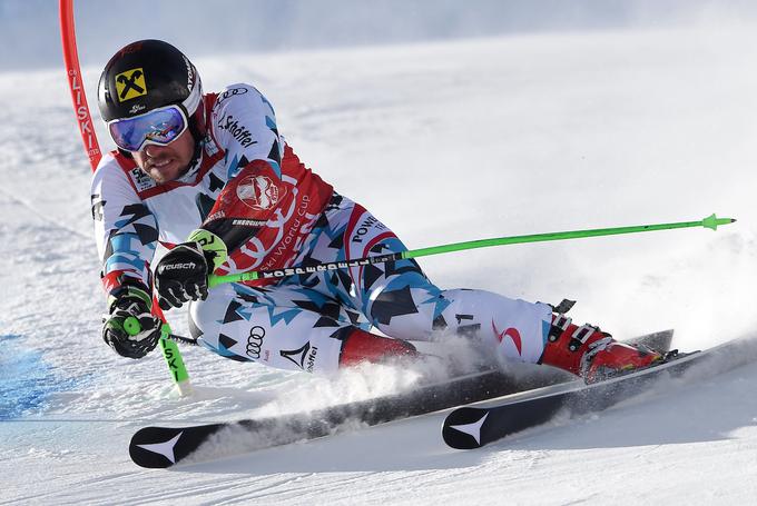 Marcel Hirscher je še vedno vodilni v skupnem seštevku. | Foto: Sportida