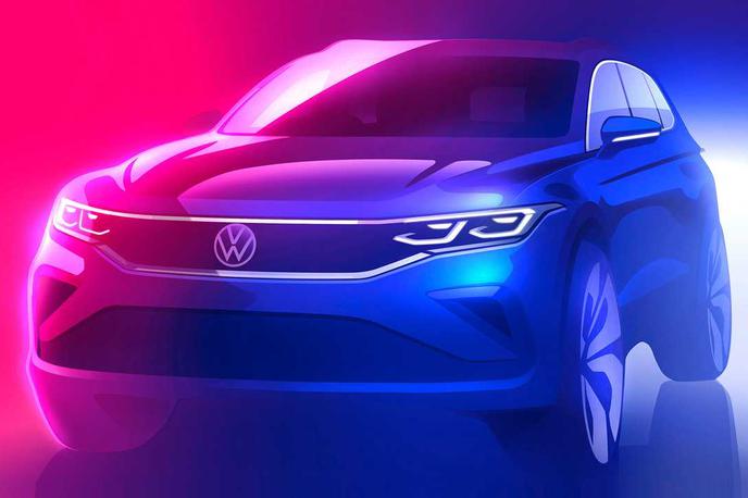 Volkswagen tiguan | Volkswagen je s skico napovedal prihod prenovljenega tiguana, petega najbolje prodajanega avta v Evropi v letu 2019. | Foto Volkswagen