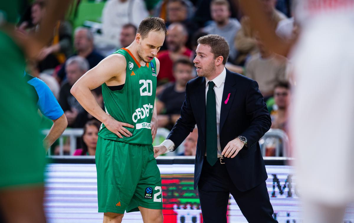 Cedevita Olimpija Andrea Turchetto Klemen Prepelič | Cedevita Olimpija bo danes odigrala tekmo šestega kroga Eurocupa. | Foto Grega Valančič/www.alesfevzer.com