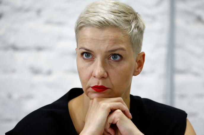 Marija Kolesnikova | Beloruska opozicijska aktivistka Marija Kolesnikova, ki je trenutno v priporu, je ovadbo vložila proti obveščevalni službi KGB in posebni enoti policije za boj proti organiziranemu kriminalu. | Foto Reuters