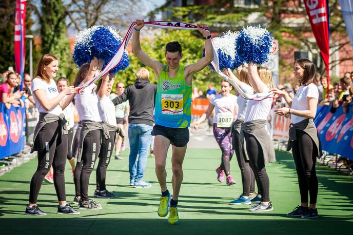 Mari kraški maraton | Timotej Bečan je stari in novi zmagovalec Malega kraškega maratona. | Foto Peter Kastelic/AZS