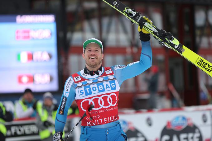 Zmage se ej veselil Jansrud. | Foto: Reuters