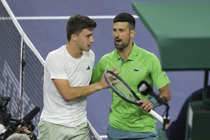 Luca Nardi Novak Đoković | Novak Đoković je presenetljivo izpadel že v drugem obračunu turnirja v Indian Wellsu. | Foto Guliverimage