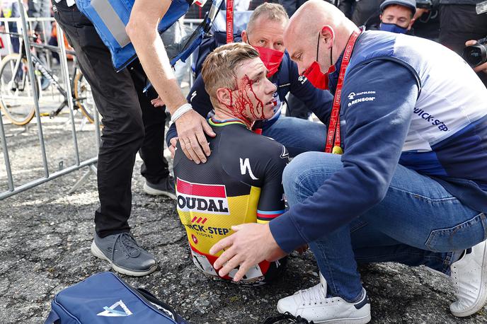 Remco Evenepoel Vuelta 2023 | Remco Evenepoel ima slabe organizacije in vremena na letošnji Dirki po Španji počasi dovolj. | Foto Unipublic/Sprint Cycling Agency