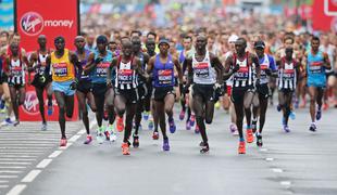 Kenijec Eliud Kipchoge zmagovalec londonskega maratona