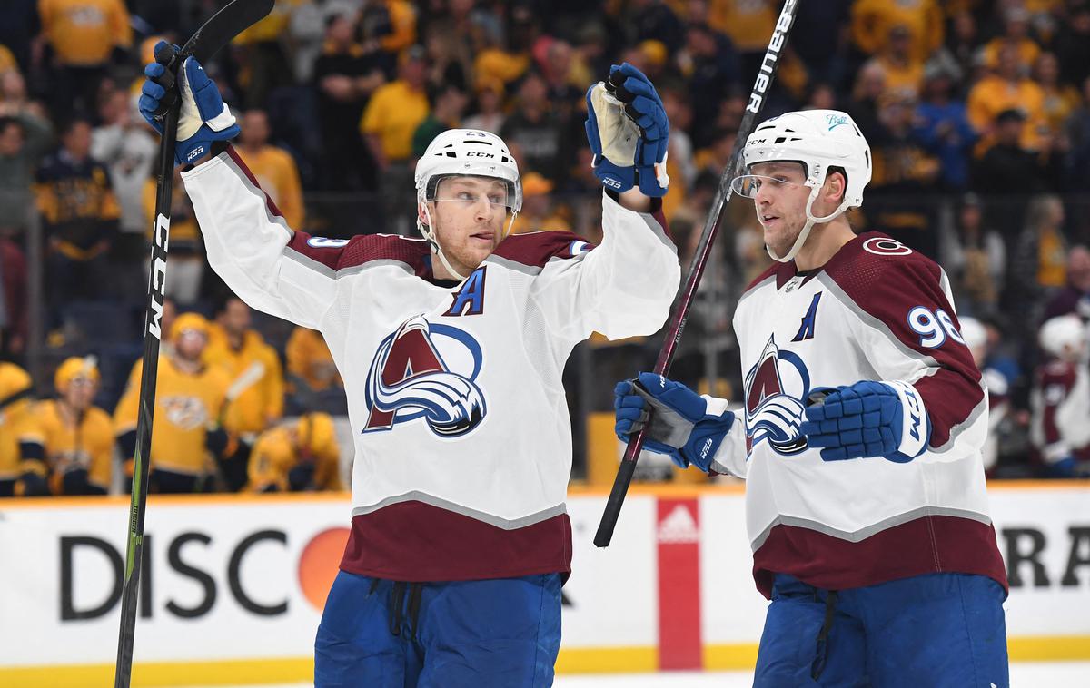 Colorado Avalanche | Colorado je še četrtič zapored premagal Nashville. | Foto Reuters