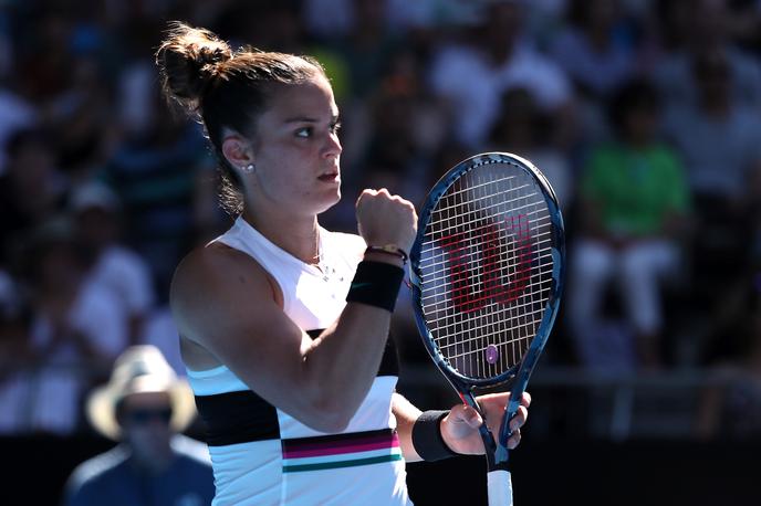 Maria Sakkari | Grkinja Maria Sakkari je izločila drugo nosilko turnirja v Charlestonu. | Foto Reuters