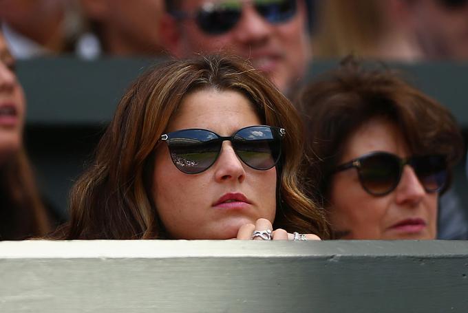 Pomembno vlogo v karieri Rogerja Federerja ima tudi Mirka Federer, njegova žena. | Foto: Guliverimage/Getty Images