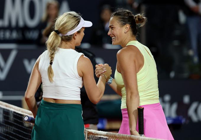 Belorusinja Arina Sabalenka je izločila Američanko Danielle Collins. | Foto: Reuters