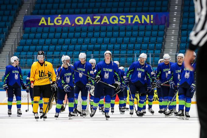 "Povsem realno se je končalo. Kazahstan in Belorusija sta upravičeno napredovali, izpadla pa najslabša ekipa," o končanem svetovnem prvenstvu drugega razreda. | Foto: Matic Klanšek Velej/Sportida