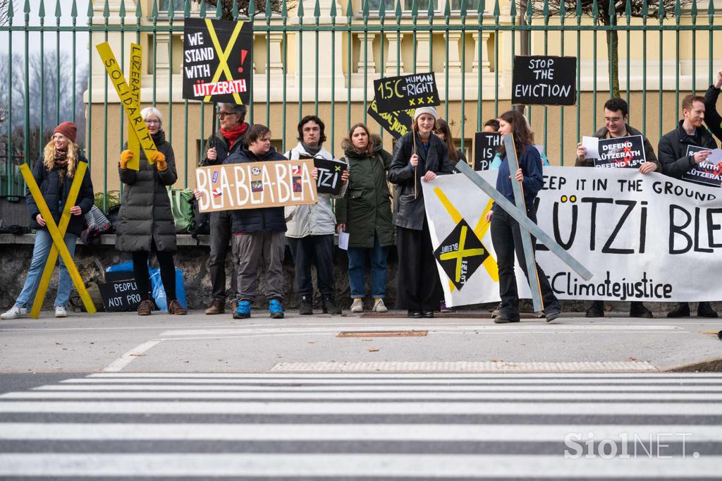 protest pred nemškim veleposlaništvom, Lützerath