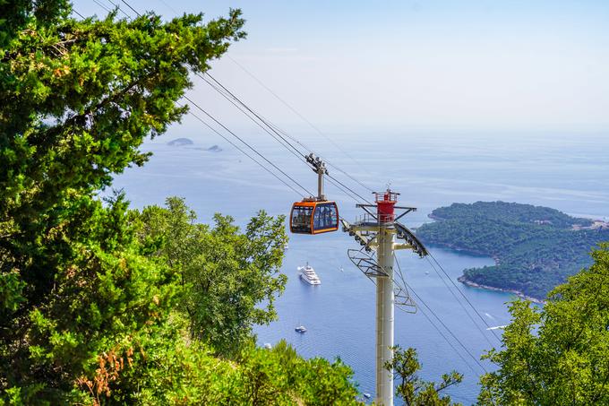 Za najbolj precenjeno atrakcijo na Hrvaškem je obveljala žičnica v Dubrovniku. | Foto: Unsplash