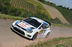 Ogier v vinogradu razbil svojega Volkswagna