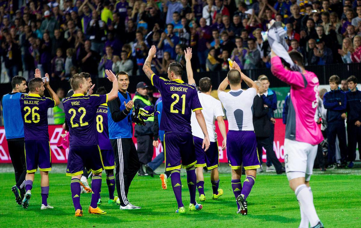 Maribor Maccabi 2014 | Maribor je pred devetimi leti v Evropi preskočil izraelsko oviro z imenom Maccabi Tel Aviv. | Foto Vid Ponikvar