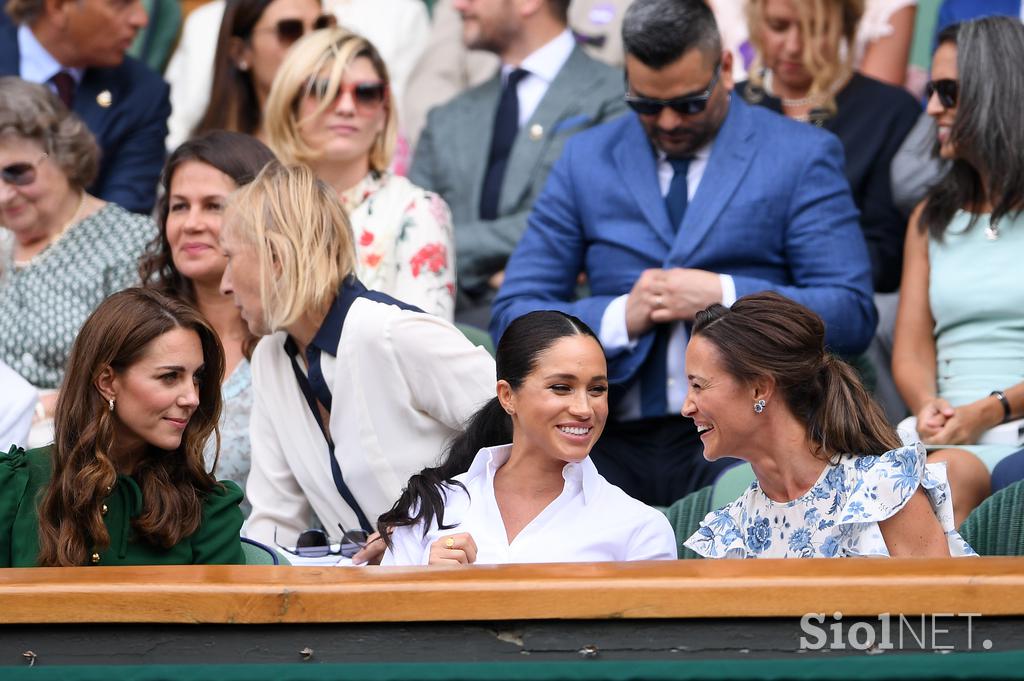 Vojvodinji Kate in Meghan v Wimbledonu