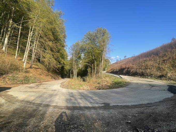 Eden izmed ovinkov iz bližine "slovenskega" dostopa do preizkušnje Stojdraga-Gornja vas | Foto: Gregor Pavšič