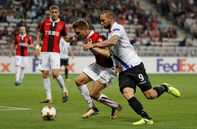 Tim Matavž v Nici ni zadel. | Foto: Reuters