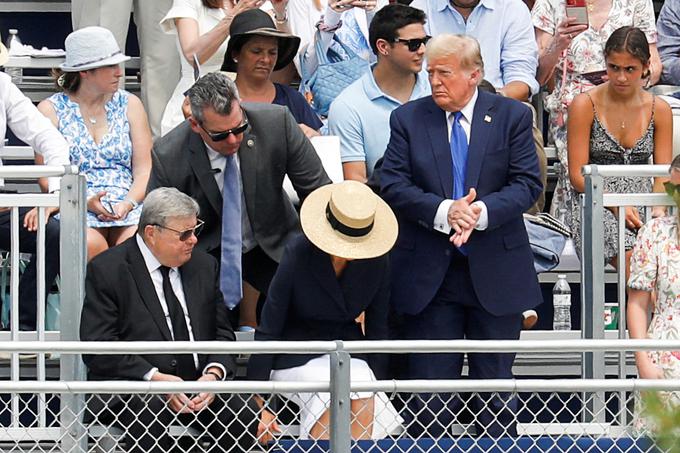 Barron Trump, matura, podelitev diplom, Donald Trump | Foto: Reuters