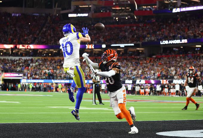 Odločilni touchdown na tekmi je ujel Kupp in bil izbran za MVP-ja. | Foto: Reuters