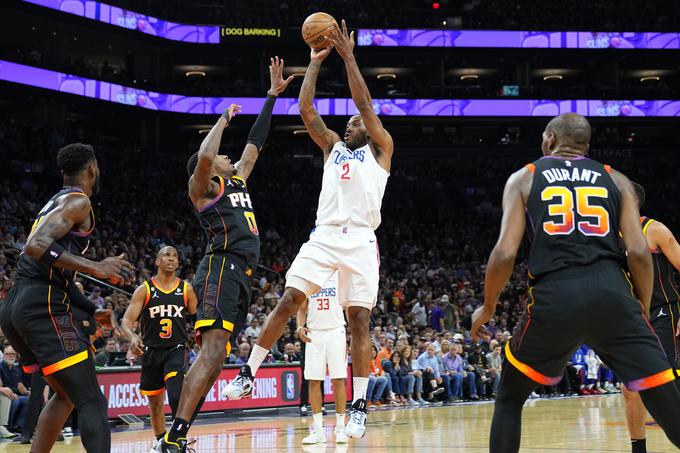 Kawhi Leonard se je ob zmagi LA Clippers nad Phoenix Suns ustavil pri 38 točkah. | Foto: Guliverimage/Vladimir Fedorenko