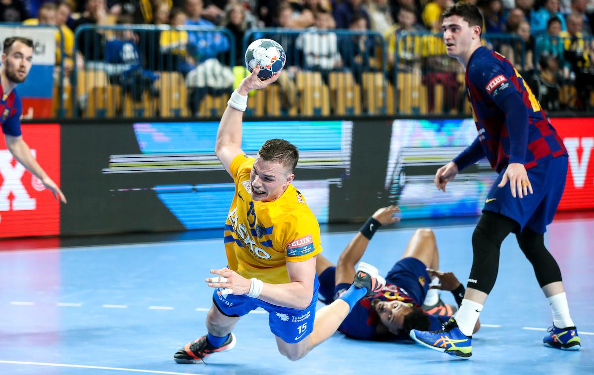 Celje PL - Barcelona | Celjani so izgubili s Flensburgom, a so se uspeli uvrstiti v izločilne boje. | Foto Matic Klanšek Velej/Sportida