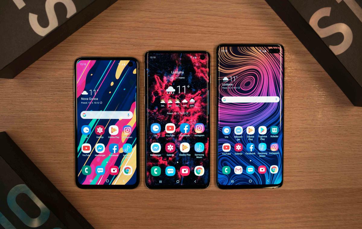 samsungs10 | Z najnovejšo programsko nadgradnjo so pametni telefoni serije Samsung Galaxy S10 (na fotografiji) funkcijsko še bližje seriji Galaxy Note 10. | Foto Peter Susič