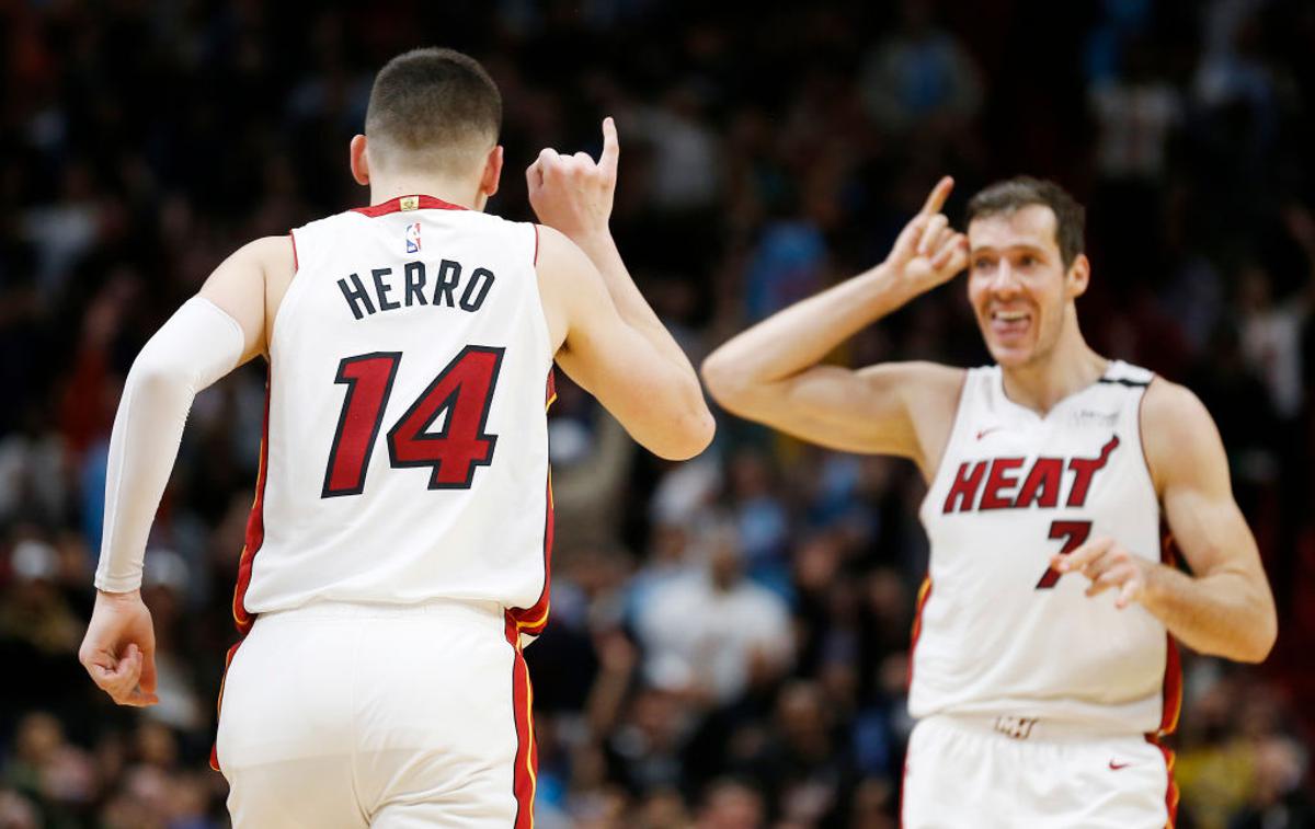 Goran Dragić | Goran Dragić in Miami Heat v gosteh nista imela težkega dela. S 113:101 so ugnali letos zelo skromen Golden State. | Foto Getty Images