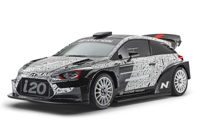 Hyundai i30 WRC za leto 2017, s katerim bodo Korejci nastopali v svetovnem prvenstvu v reliju. | Foto: Hyundai