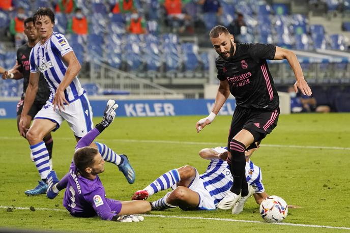 Real Madrid Benzema | Francoz Karim Benzema se na gostovanju v Baskiji ni vpisal med strelce. | Foto Reuters