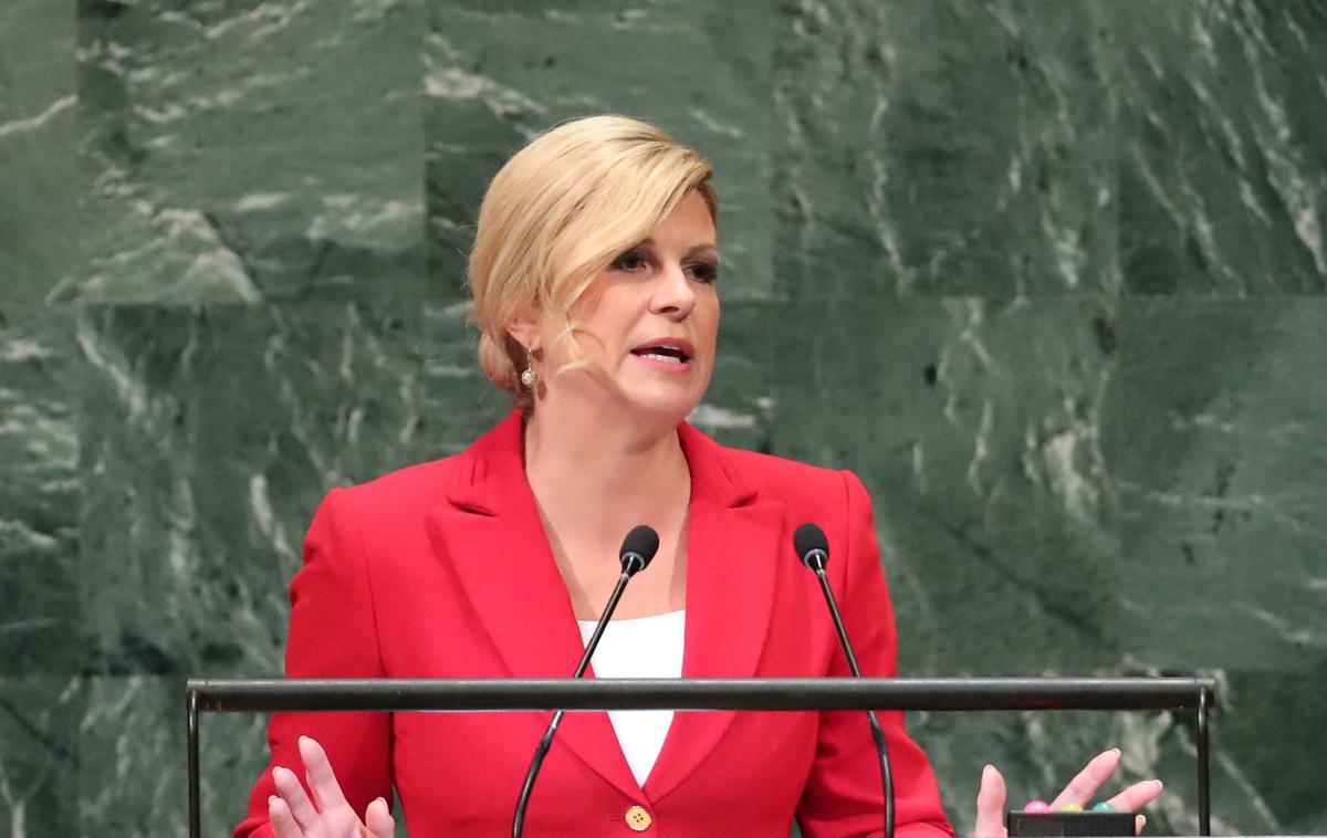 Kolinda Grabar-Kitarović | Hrvaška predsednica Kolinda Grabar-Kitarović med vsemi predsedniškimi kandidati trenutno uživa najvišjo javnomnenjsko podporo. | Foto Reuters