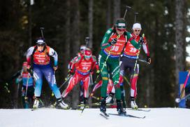 Biatlon Pokljuka zasledovalna tekma ženska