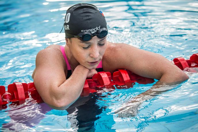 Anja Klinar | Anja Klinar je v obračunu slovenskih olimpijk prepričljivo premagala Ravenčanko Janjo Šegel. | Foto Vid Ponikvar