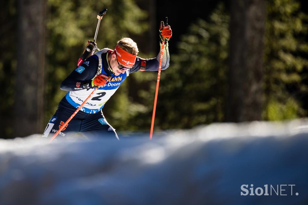 Pokljuka šprint moški