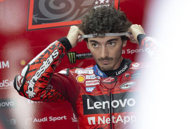 Francesco Bagnaia bo nedeljsko dirko začel s prvega startnega mesta.  | Foto: Guliverimage