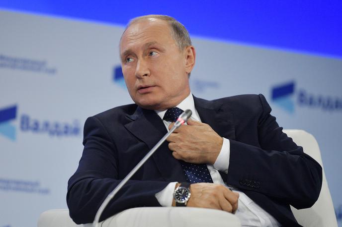 Vladimir Putin | Ruski predsednik Putin je v luči napada na Krimu poudaril, da se je vse začelo s tragičnimi dogodki na ameriških šolah. | Foto Reuters