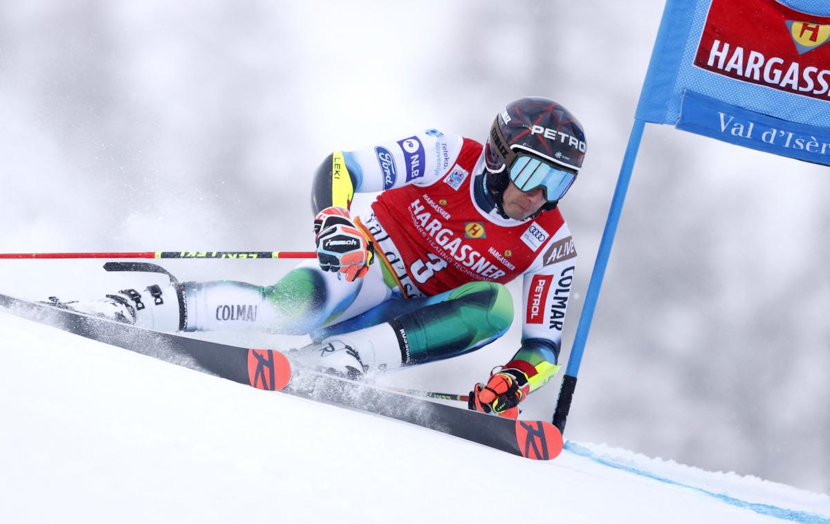 Žan Kranjec Val d`Isere | Žan Kranjec je edini Slovenec na veleslalomu v Val d`Iseru. | Foto Reuters