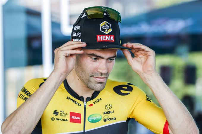 Tom Dumoulin ni razumel taktike Wouta van Aerta. | Foto: Guliverimage/Vladimir Fedorenko