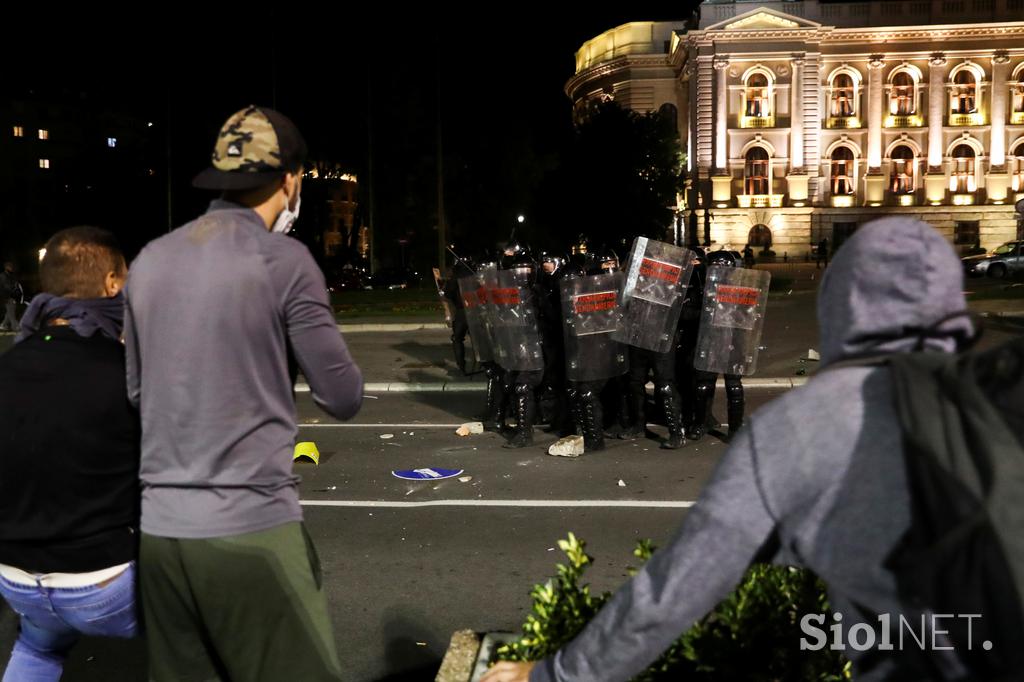 Protesti v Beogradu