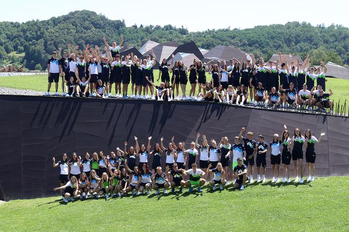 OFEM | Na Slovaško se odpravlja do zdaj največja slovenska reprezentanca na poletnem Olimpijskem festivalu evropske mladine.  | Foto OKS