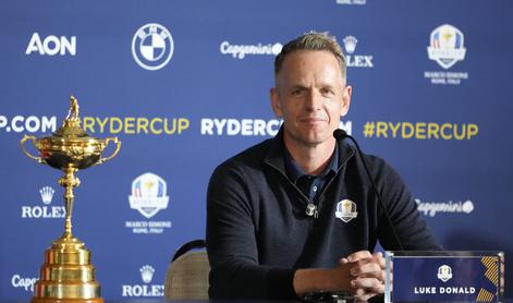 Luke Donald izbral Evropejce za Ryderjev pokal